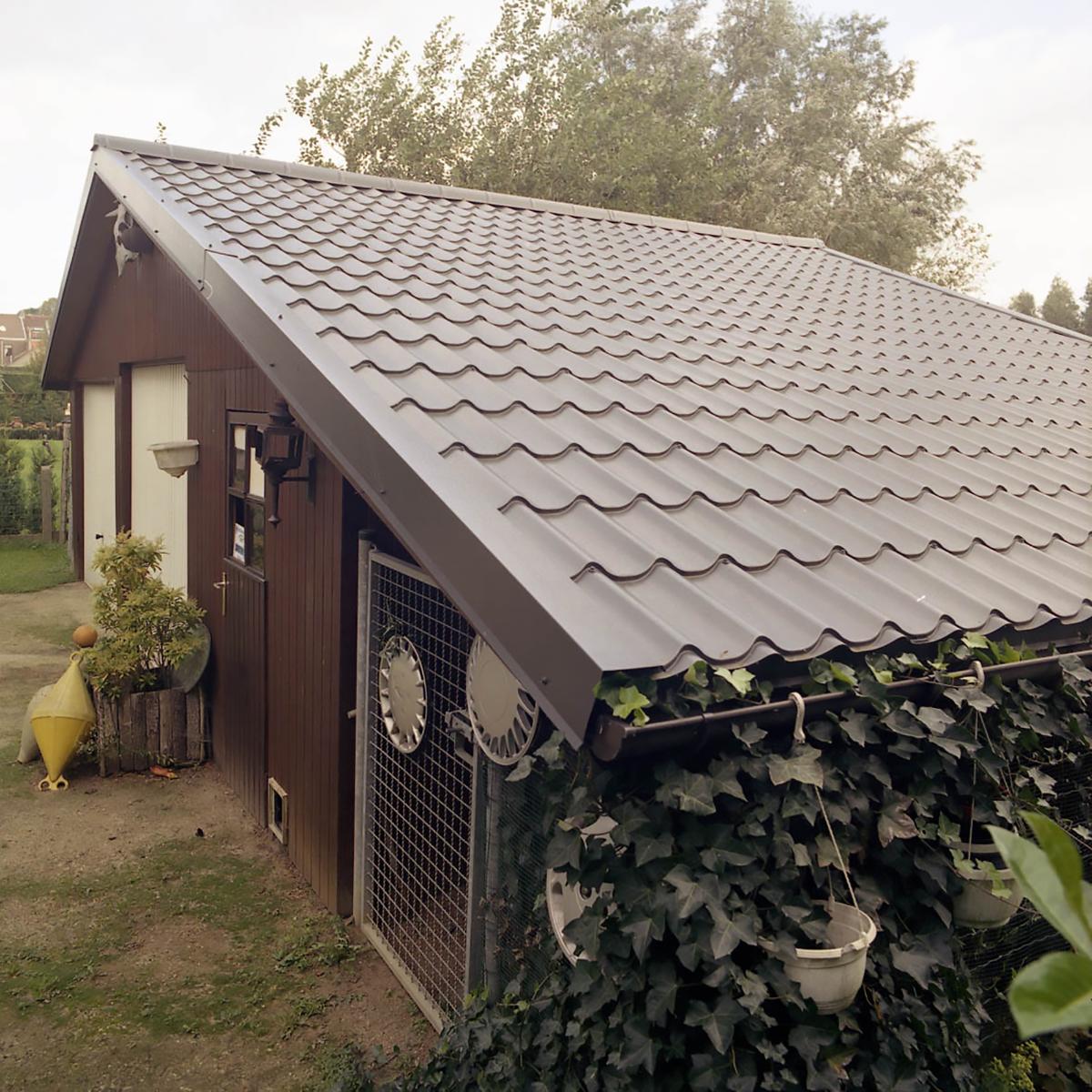 JI 24-183-1100 - Roof Tiles - Garden shed - Top view