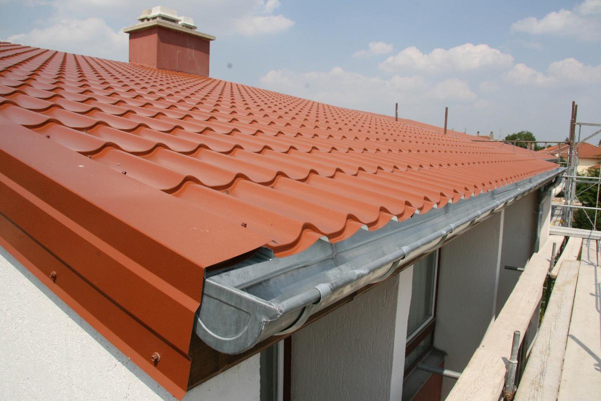 JI 24-183-1100 - Roof Tiles - School - Gutter roof view