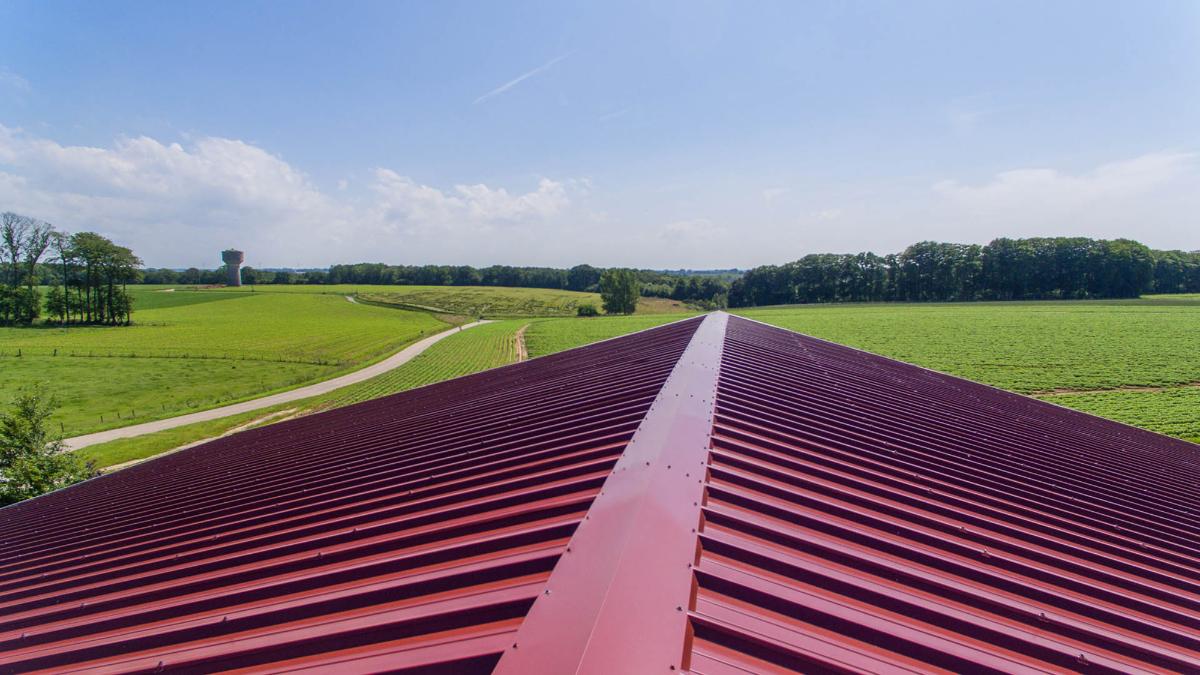 JI Roof PIR - Panels - Agricultural building - Top view 1