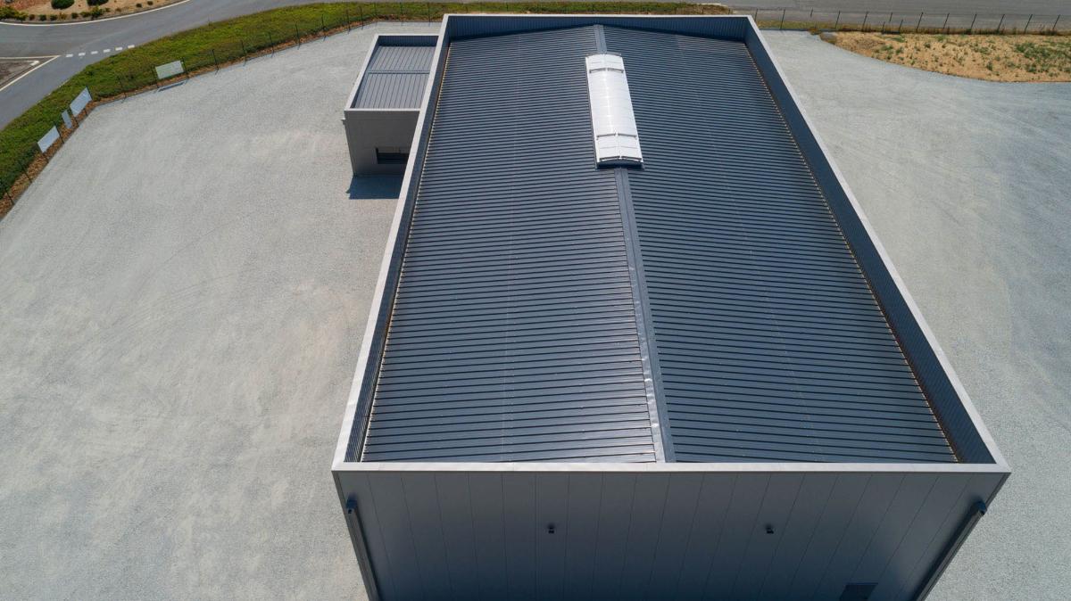 JI Roof PIR - Panels - Garage - Top view