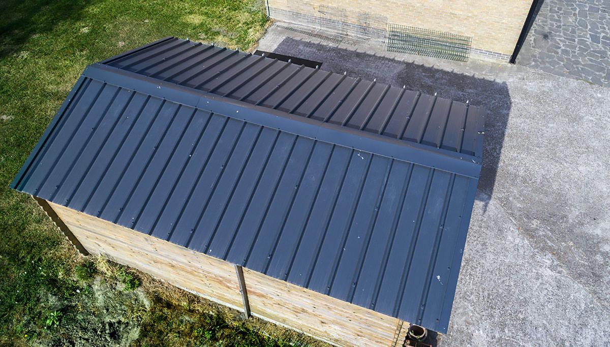 JI Roof PIR - Panels - Garden shed - Top view