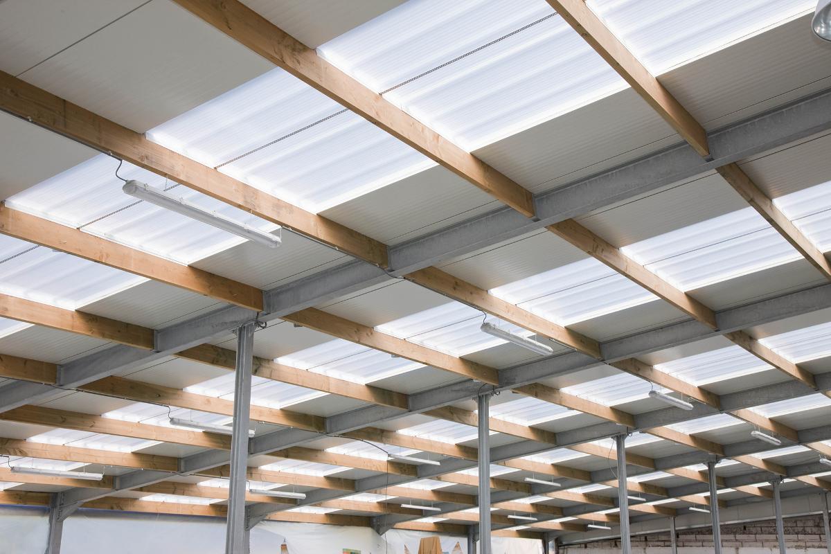 JI Rooflights - Light solutions - Industrial project - Inside view