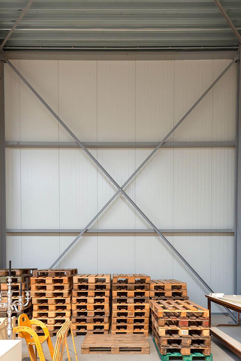 JI Wall 1000SF PIR - Panels - Storage site - Inside view