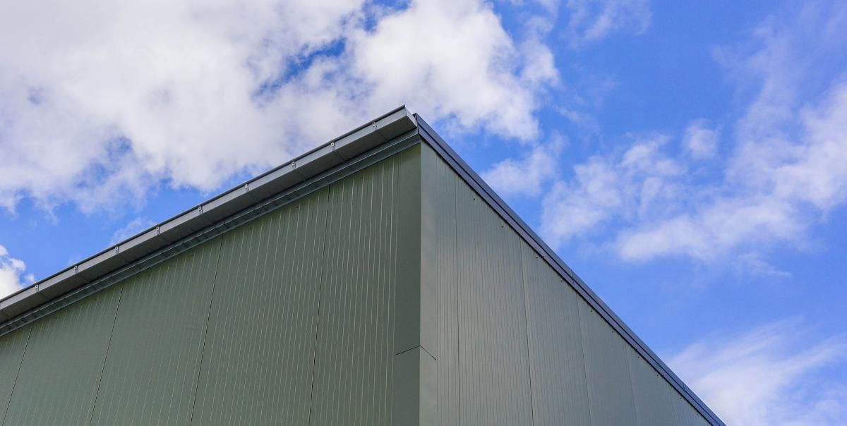 JI Wall PIR - Panels - Agricultural building - Top roof detail