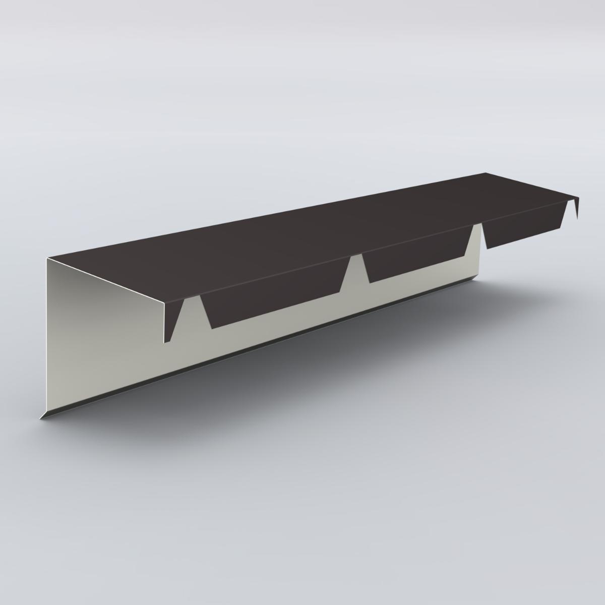 Ridge course toothed 33 R8019 D400 2100mm